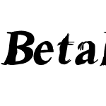 BetabetBlackItalic