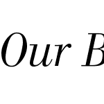 Our Bodoni AT