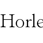 HorleyOldStyle