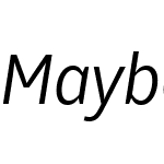 MayberryW05-Italic