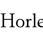 HorleyOldStyle