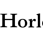 HorleyOldStyle
