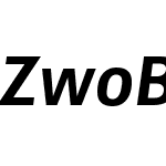 ZwoBold-Italic