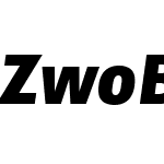 ZwoBlack-Italic