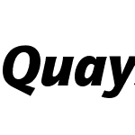 QuaySansEF-BlackItalic