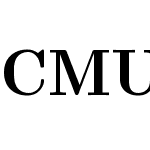 CMU Serif Extra