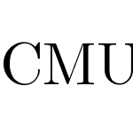 CMU Serif