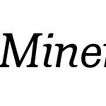 MinernilW05-Italic