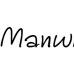 ManwritingW03-Regular