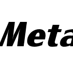 MetamodernaW05-BoldItalic