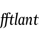 Atlantica Demi Ligatures