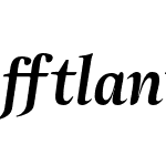 Atlantica Demi Ligatures