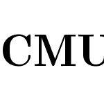 CMU Serif Extra