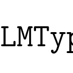 LMTypewriter12-Regular