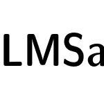 LMSans10-DemiCond