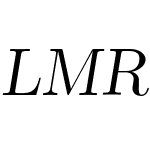 LMRoman12-Oblique