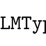 LMTypewriter9-Regular