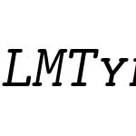 LMTypewriter10-Caps