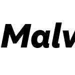 MalvaW05-ExtraBoldItalic