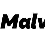 MalvaW05-BlackItalic