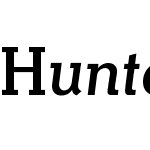 HunterMediumItalic