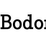 BodoniEgyptian