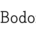 BodoniEgyptian