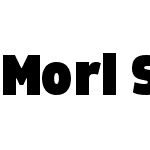 MorlSansW05-ExtraBlack