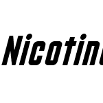 NicotineW05-BoldItalic