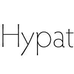 Hypatia Sans Pro ExtraLight