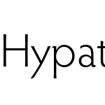 Hypatia Sans Pro Light