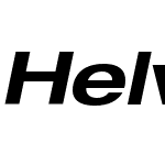 HelveticaNeueLTW05-73BdExObl