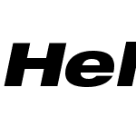 HelveticaNeueLTW05-93BlkExObl