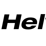HelveticaNeueLTW10-83HvExObl