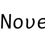 NovelMonoW05-RegularItalic