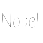 NovelSansHairW00-8Italic