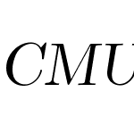 CMU Serif Extra