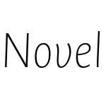 NovelSansHairW00-42Italic