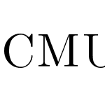 CMU Serif Upright Italic