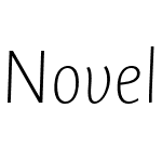 NovelSansHairW00-48Italic