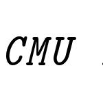 CMU Typewriter Text