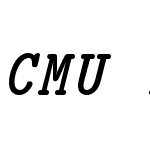 CMU Typewriter Text