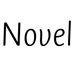 NovelSansRdW05-LightItalic