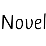 NovelSansW05-LightItalic