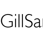 GillSansLightC