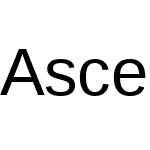 Ascender Sans