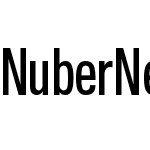 NuberNextW05-BoldCompressed