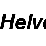 HelveticaNeueLTARMW84-75BdIt