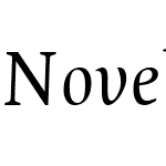 NovelW03-LightItalic