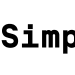 Simplon BP Mono Bold